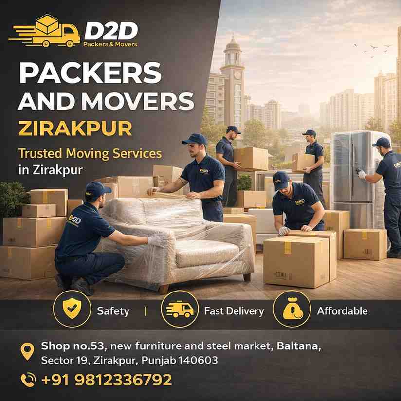 packers and movers in zirakpur - stress free relocation and shifting